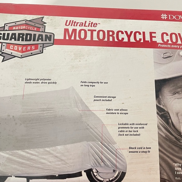 Guardian UltraLite Motorcycle Cover - Gray Sz XL New in Box - Picture 2 of 7